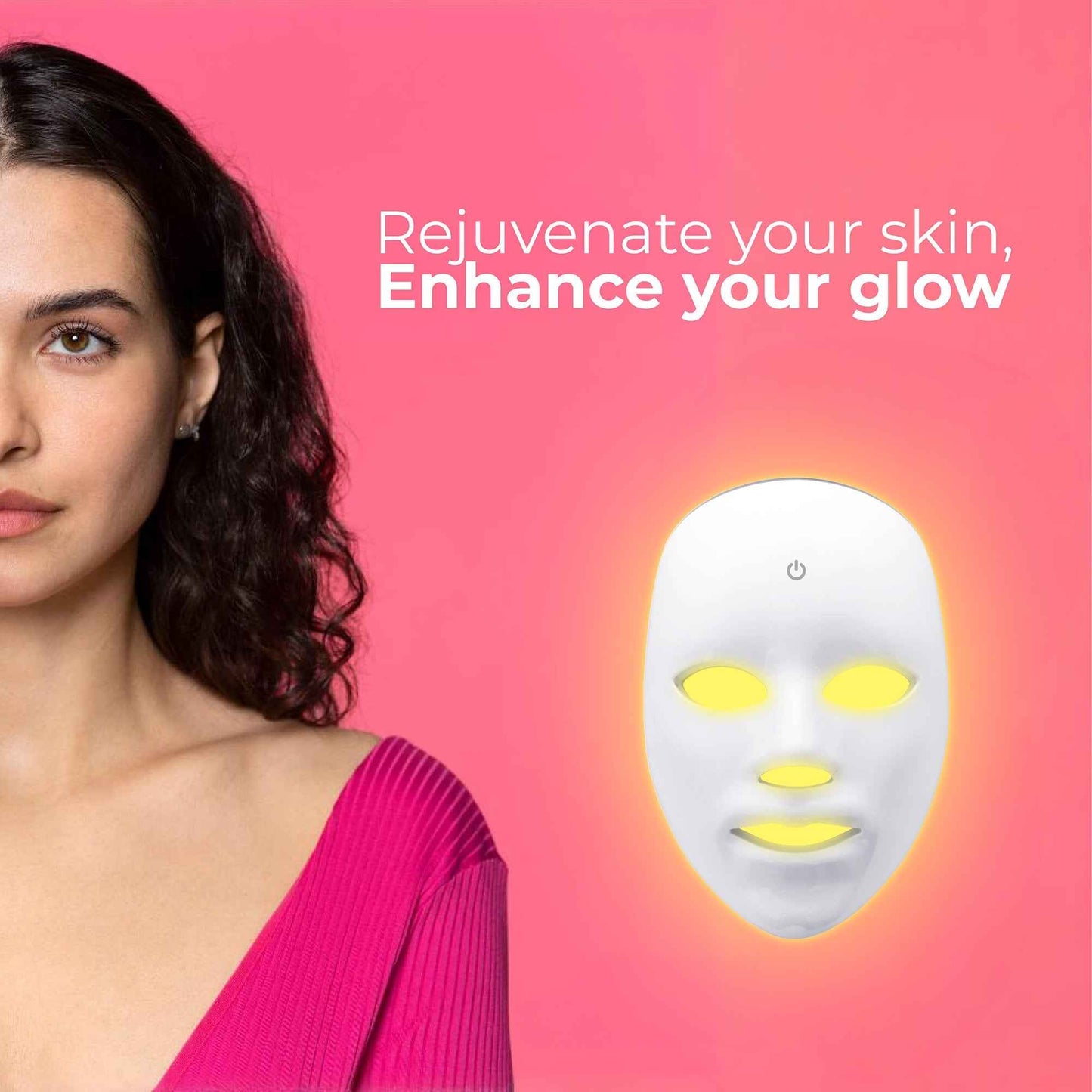 7-in-1 LED Light Therapy Face Mask β Advanced Skincare at Home!