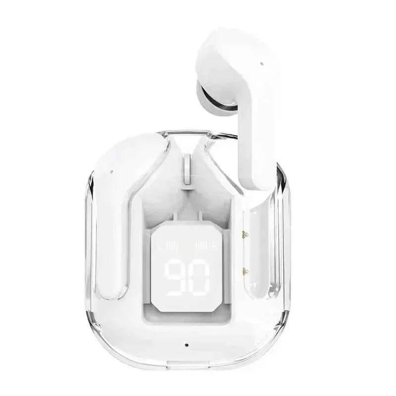 T2 Tws Wireless Bluetooth Headset Transparent Headphones ENC Power Digital Display Stereo Sound Earphones for All Smartphones