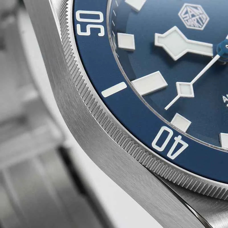 San Martin SN0121G Diving Watch Luxury NH35 Automatic Movement Machinery Watches 316L Sapphire Glass Ceramic Bezel Wristwatch