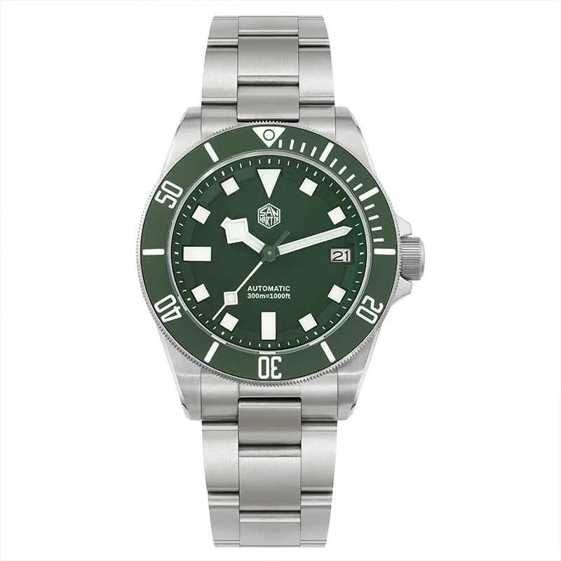 San Martin SN0121G Diving Watch Luxury NH35 Automatic Movement Machinery Watches 316L Sapphire Glass Ceramic Bezel Wristwatch