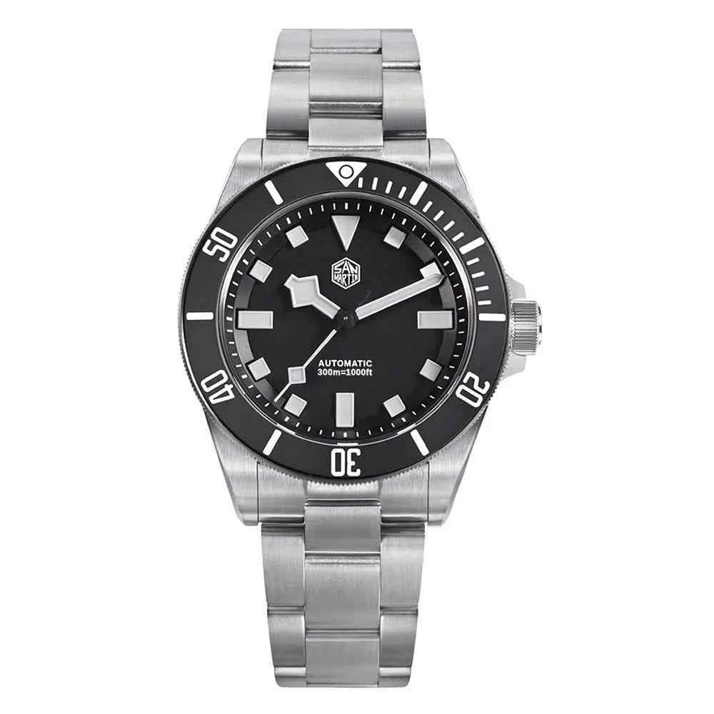 San Martin SN0121G Diving Watch Luxury NH35 Automatic Movement Machinery Watches 316L Sapphire Glass Ceramic Bezel Wristwatch