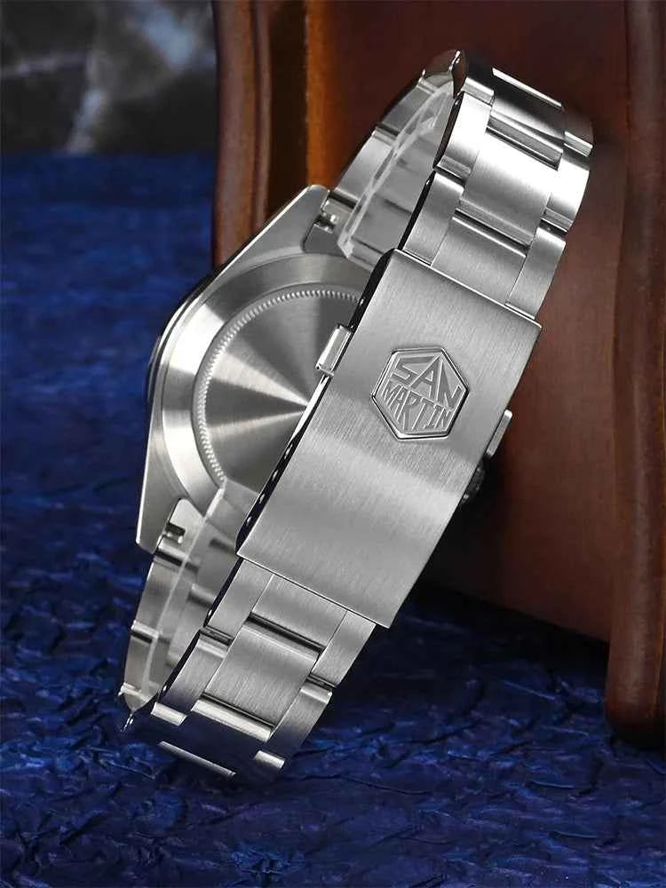 San Martin New 39mm NH34 BB GMT Automatic Mechanical Watch Sport Watch Sapphire Luminous Waterproof 100m for Men Relogio SN0054