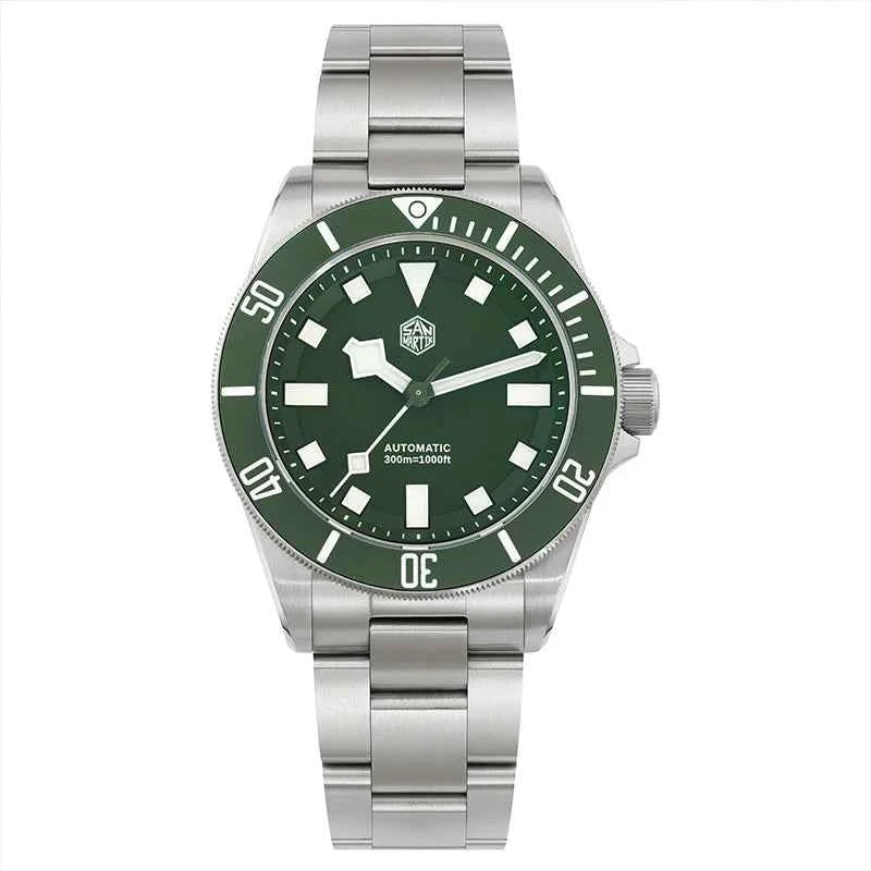 San Martin SN0121G Diving Watch Luxury NH35 Automatic Movement Machinery Watches 316L Sapphire Glass Ceramic Bezel Wristwatch